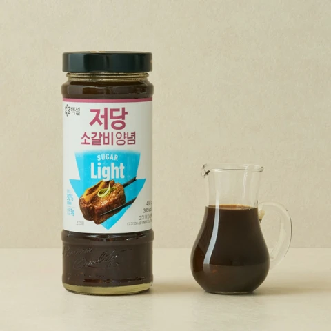 백설 저당 소갈비 양념 480g