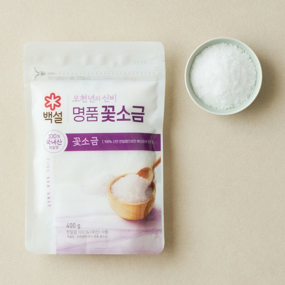 백설 오천년의 신비 명품 꽃소금 400g