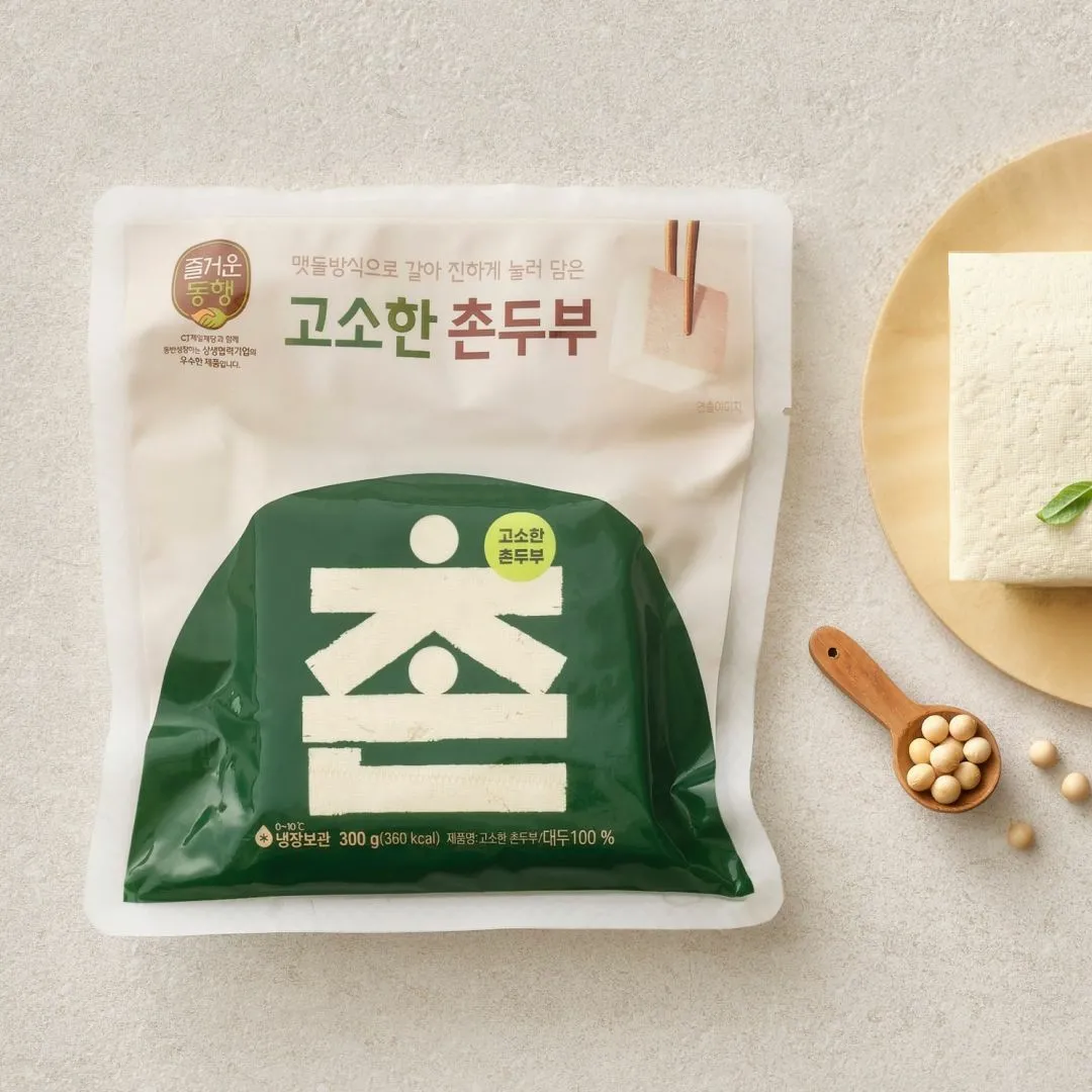 즐거운동행 고소한 촌두부 300g