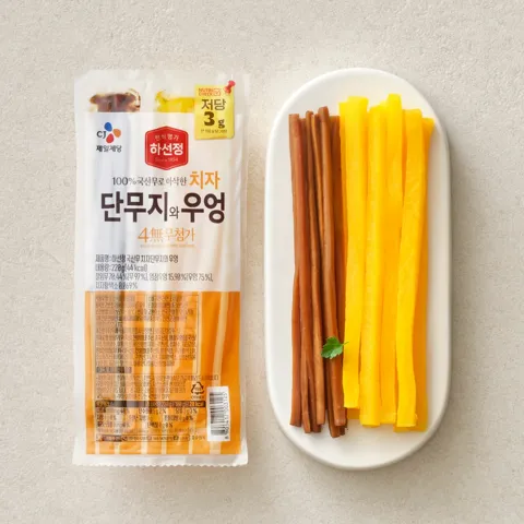 하선정 4無 치자 단무지와 우엉 220g