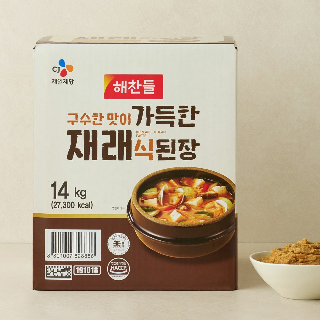 해찬들 가득한 재래식 된장 14kg