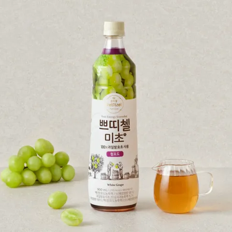 쁘띠첼 미초 청포도 900ml