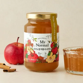 마이노멀 저당 저칼로리 애플시나몬잼 320g