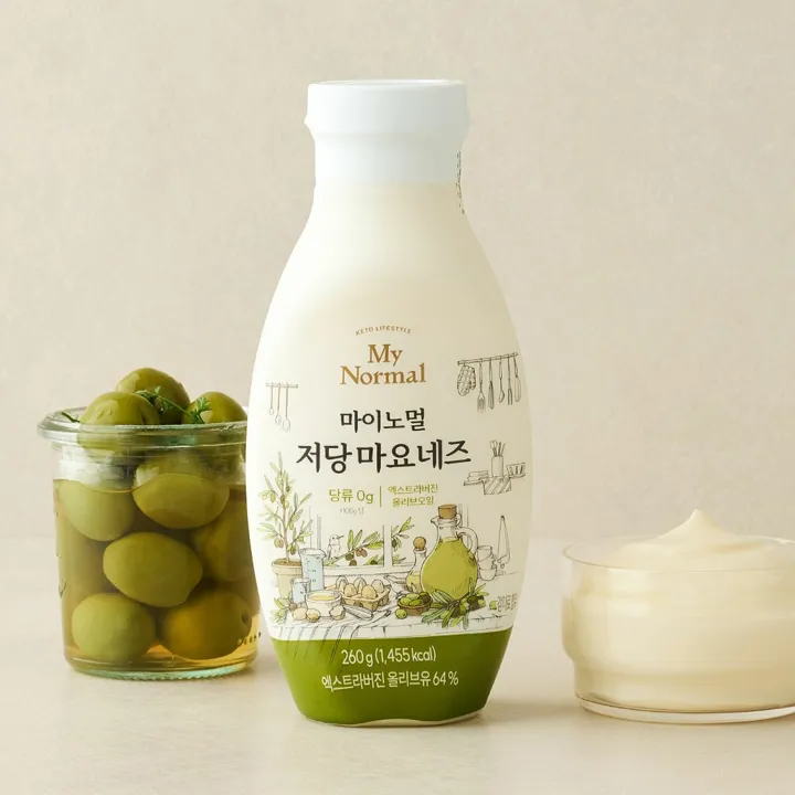 마이노멀 엑스트라버진 올리브오일 마요네즈 260g