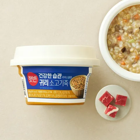 햇반 귀리소고기죽 265g