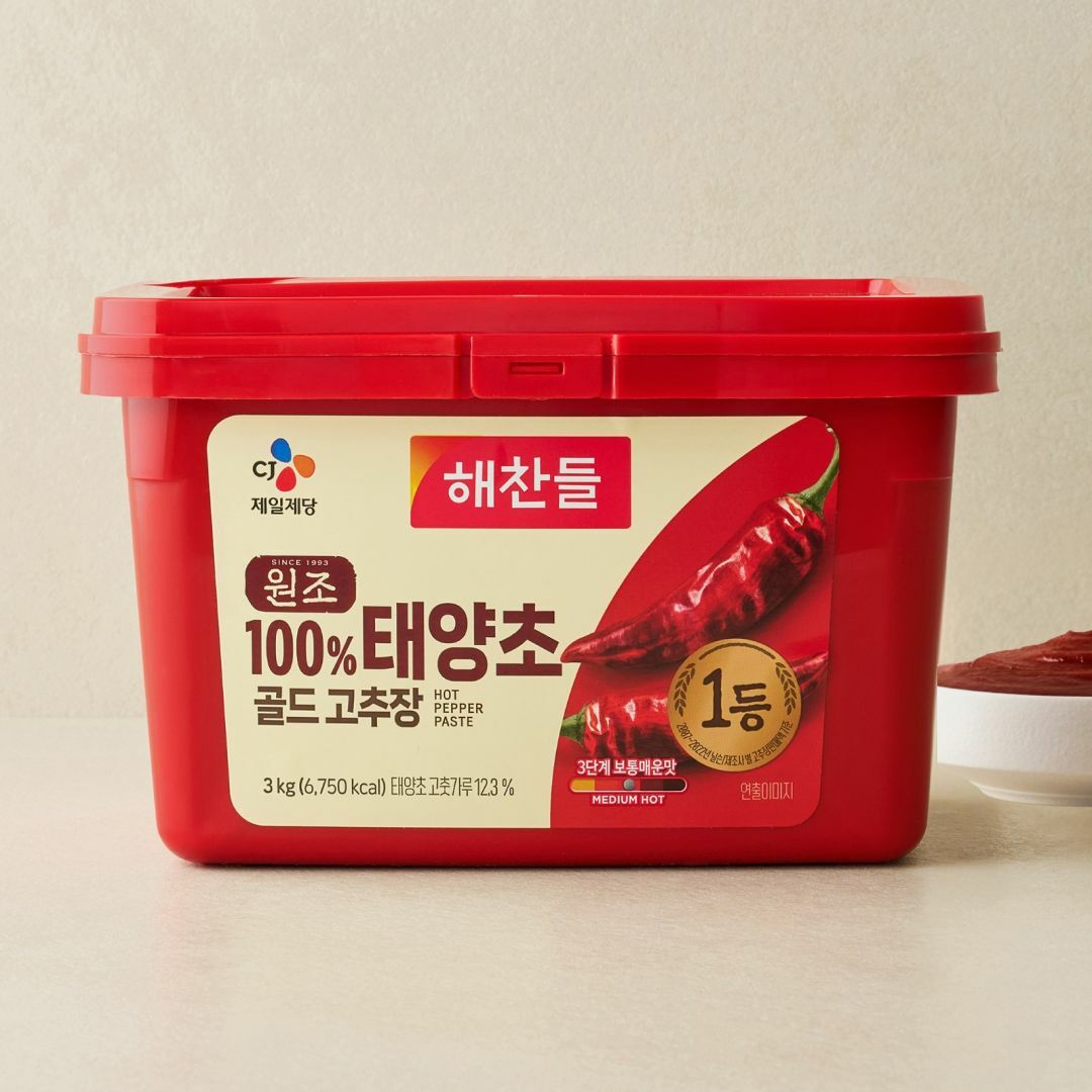 해찬들 태양초 골드 고추장 3kg