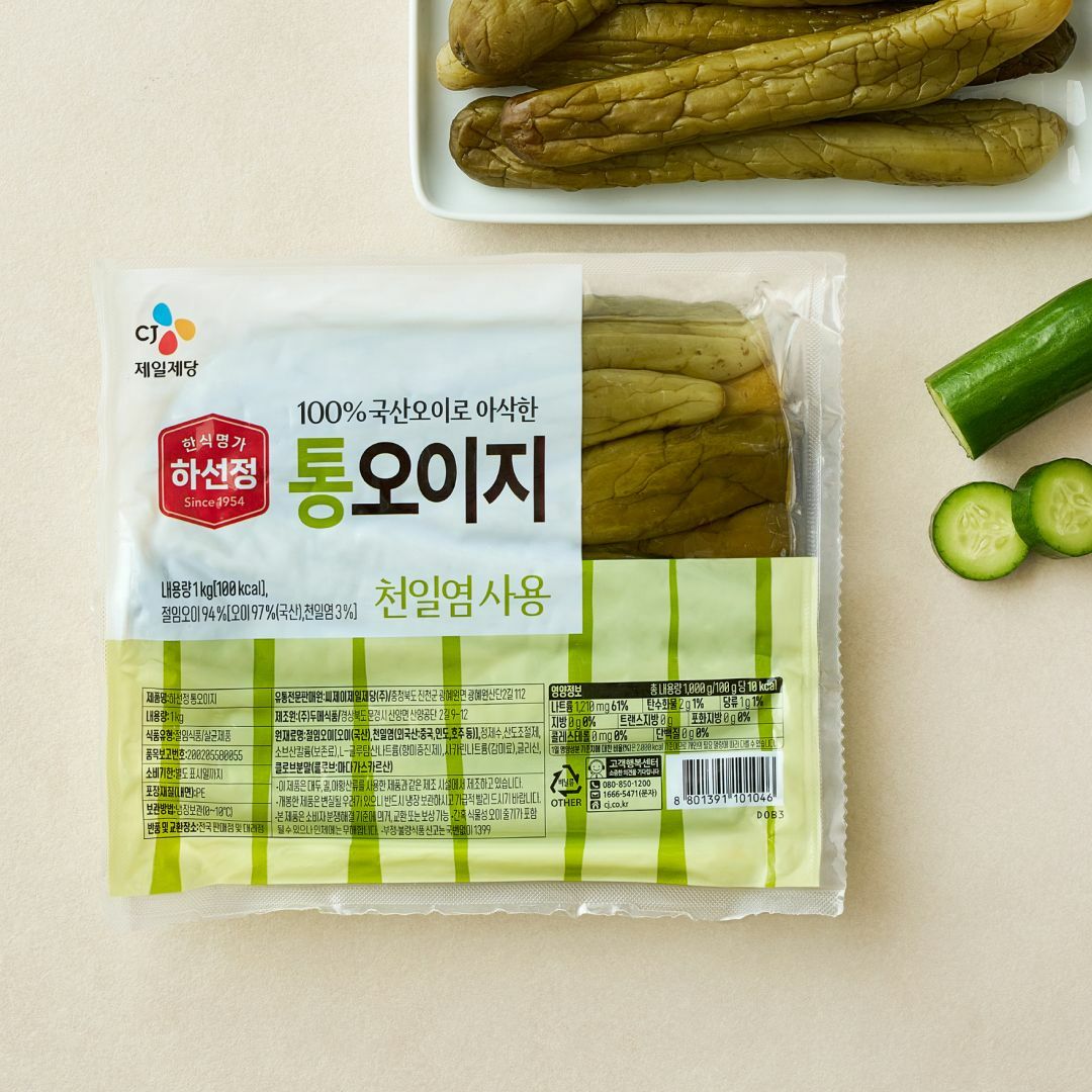 하선정 통오이지 1kg