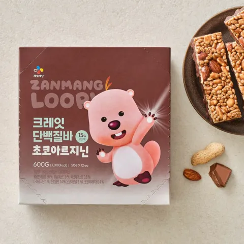 크레잇 단백질바 초코아르지닌 50gX12개