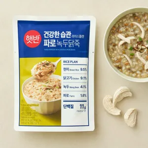 햇반 파로녹두닭죽 420g