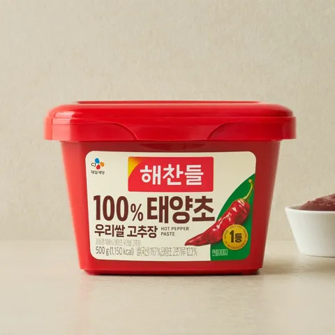 [1+1]해찬들 100% 태양초 우리쌀 고추장 500g