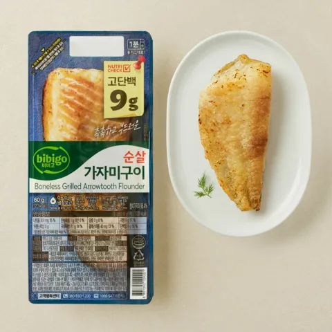 비비고 순살 가자미구이 60g