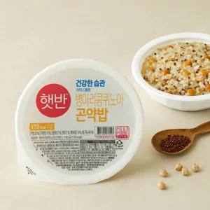 햇반 라이스플랜 병아리콩 퀴노아 곤약밥 150g
