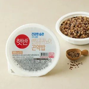 햇반 라이스플랜 렌틸콩 퀴노아 곤약밥 150g