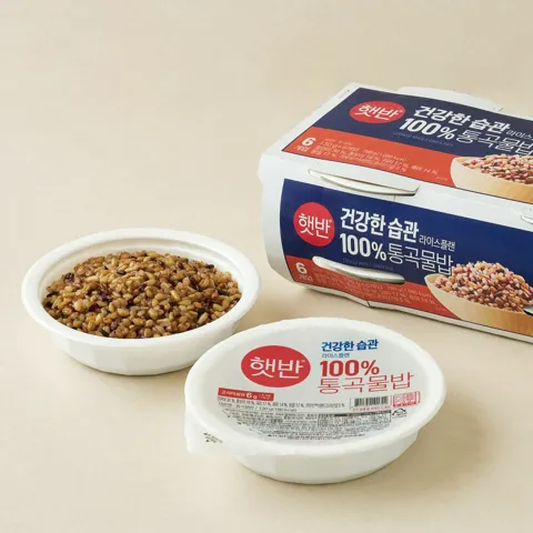 햇반 라이스플랜 100%통곡물밥 130gX6개