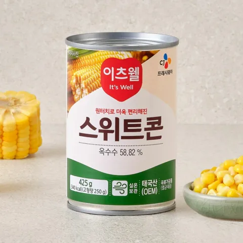 이츠웰 원터치 스위트콘 425g