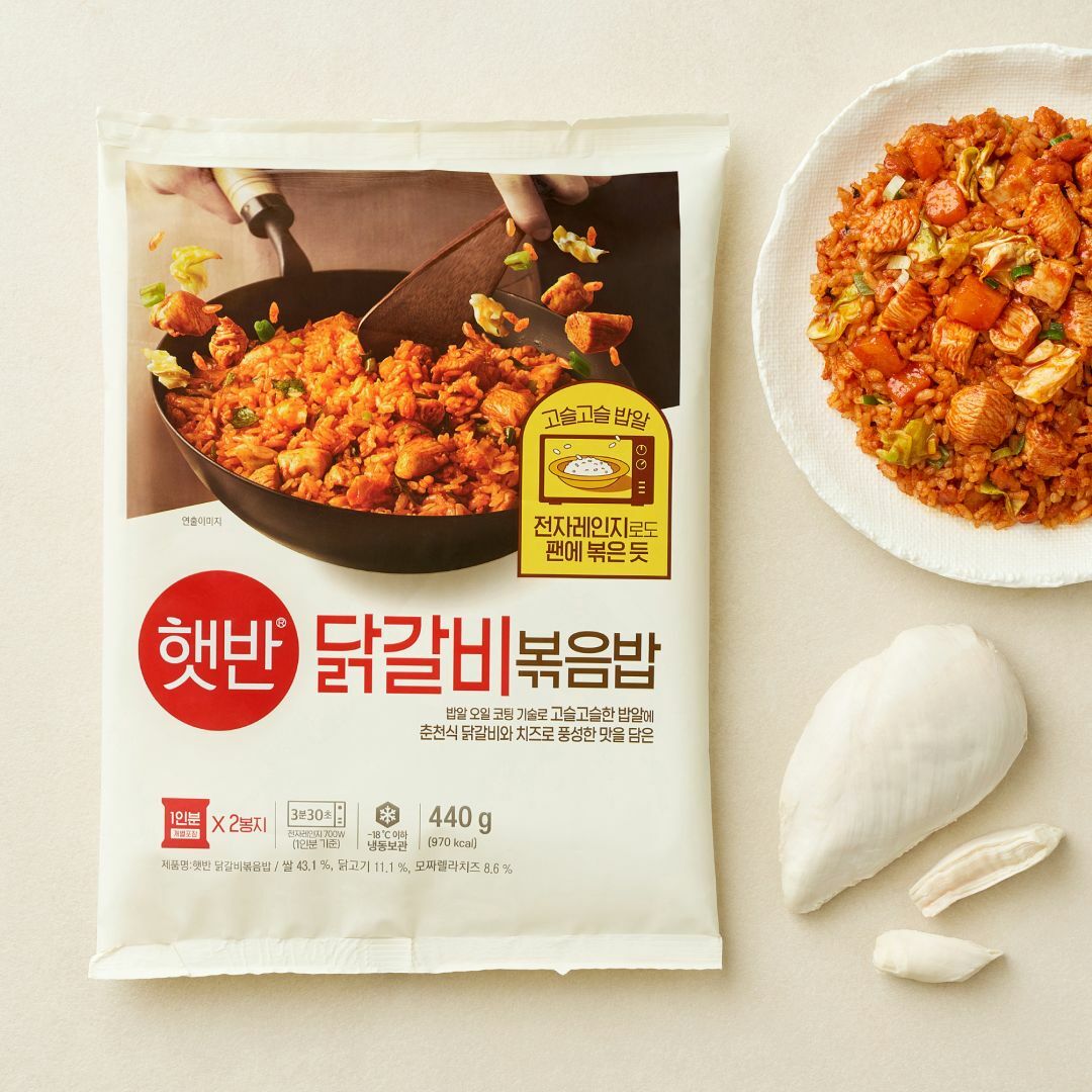 [CJ더마켓] 햇반 닭갈비 볶음밥 440g