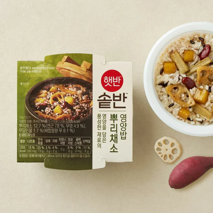 햇반솥반 뿌리채소 영양밥 200g