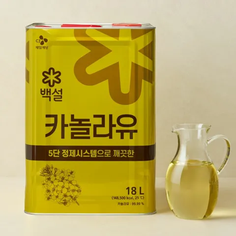 [대용량]백설 카놀라유 18L