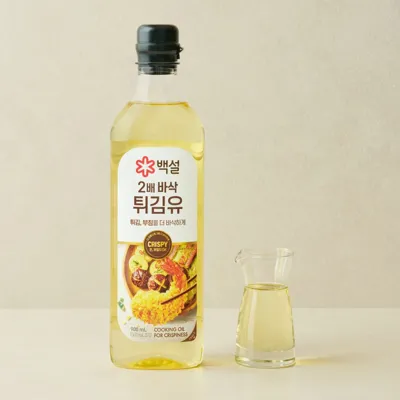백설 2배 바삭 튀김유 900ml