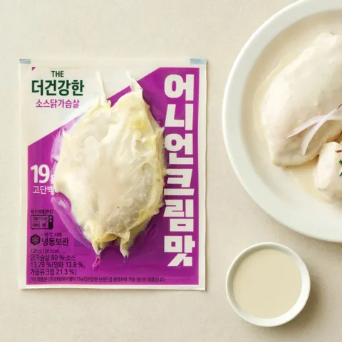더건강한 소스 닭가슴살 어니언크림맛100g