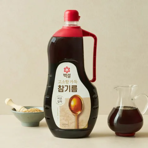 백설 고소함가득 참기름 1.5L