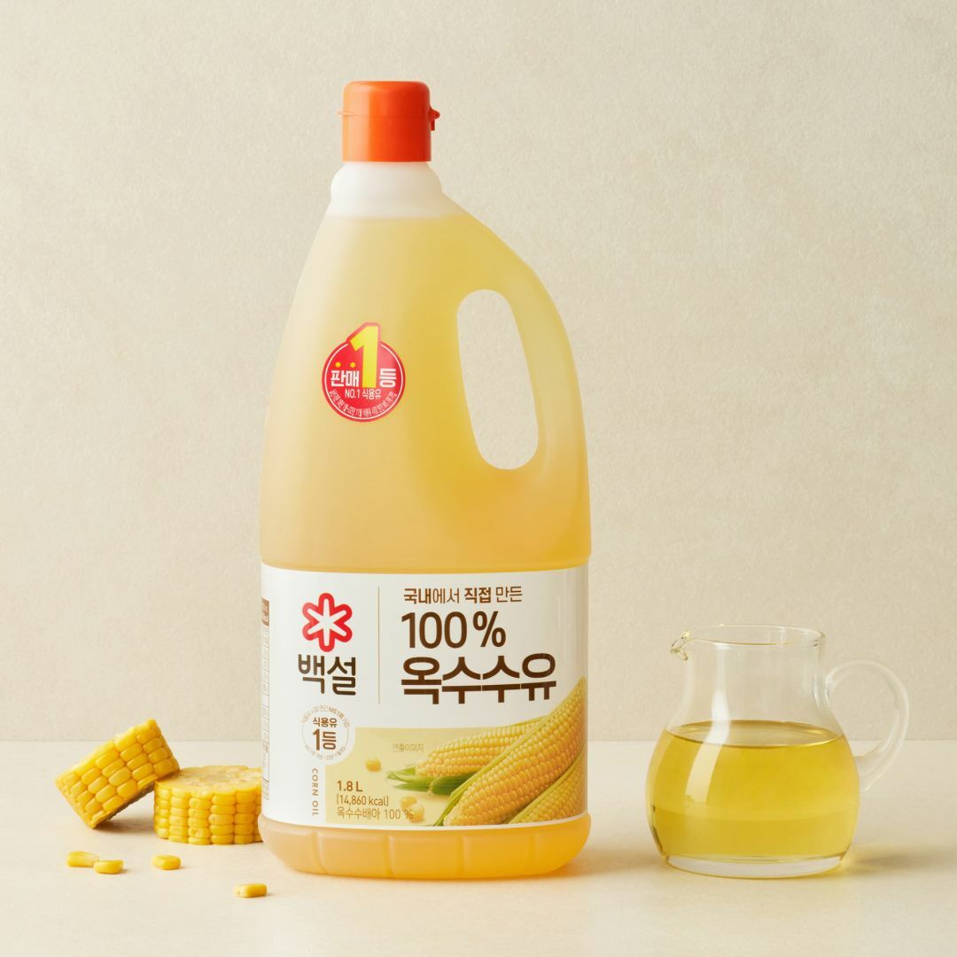 백설 옥수수유 1.8L