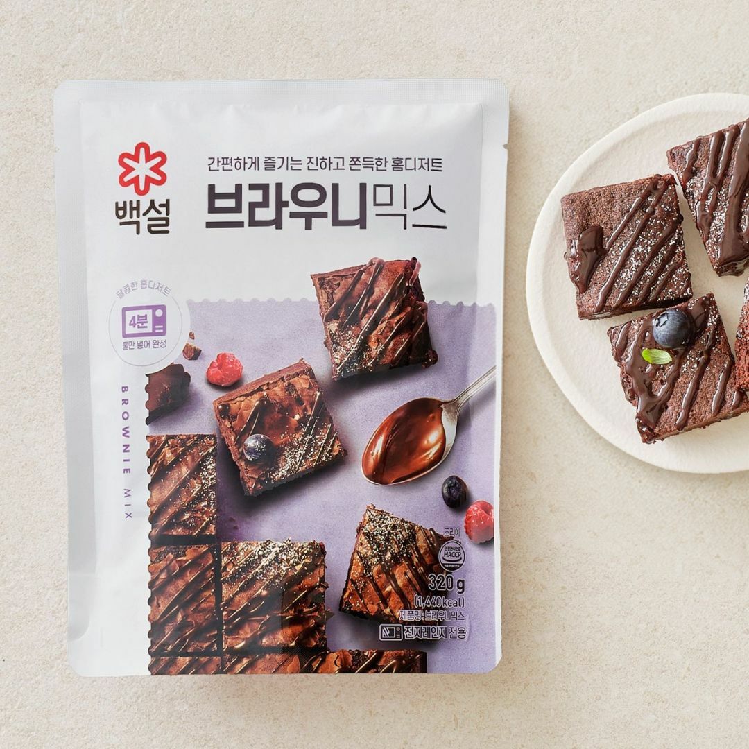 백설 브라우니믹스 320g
