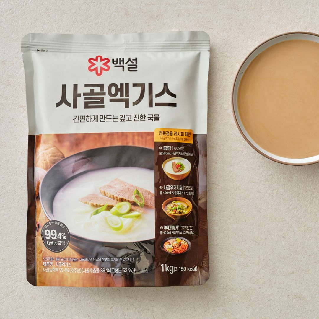 [CJ더마켓] 백설 사골엑기스 1kg