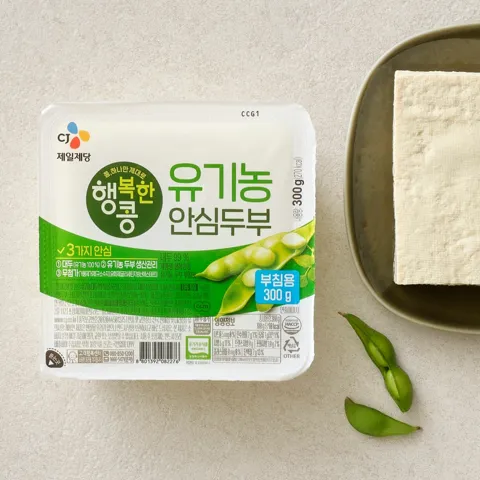 행복한콩 유기농두부 부침용 300g