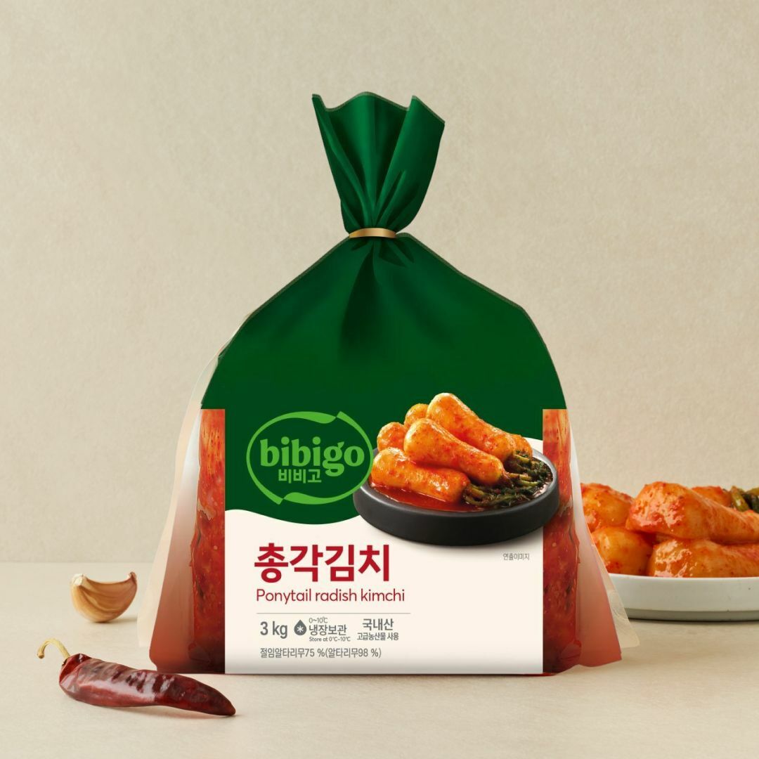 [CJ더마켓] [생생배송][주문후생산]비비고 총각김치 3kg