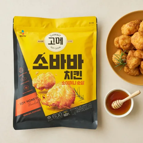 고메 소바바치킨 소이허니 순살 600g