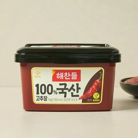 해찬들 100% 국산 고추장 1kg