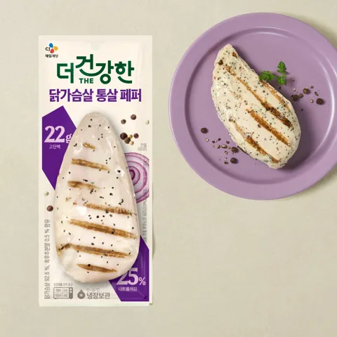 더건강한 닭가슴살 통살 페퍼 100g