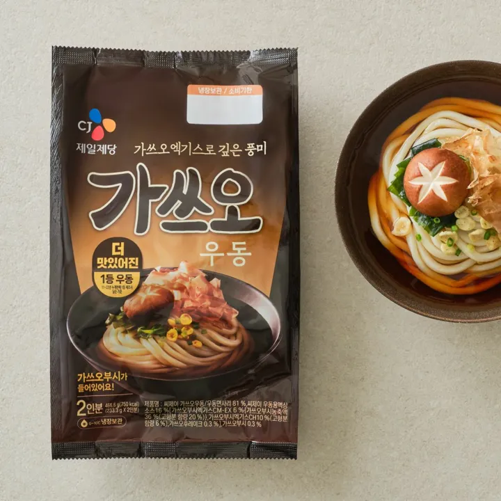 CJ 가쓰오우동 466.6g(2인분)