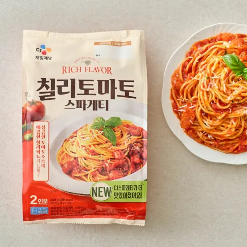 CJ 칠리토마토 스파게티 640g(2인분)