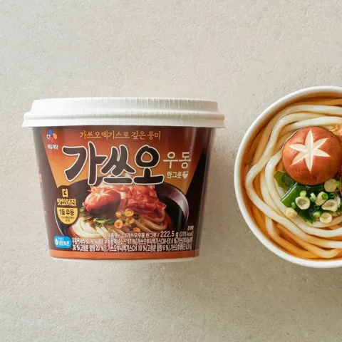 CJ 가쓰오우동한그릇 222.5g(용기형)