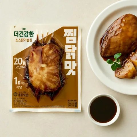 더건강한 소스 닭가슴살 찜닭맛 100g