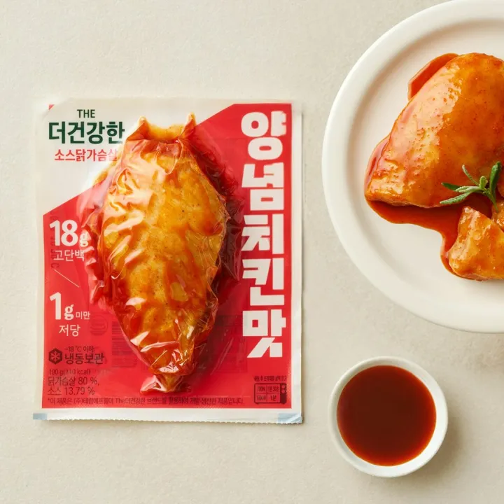 [무료배송]더건강한 닭가슴살 양념치킨 100GX10개