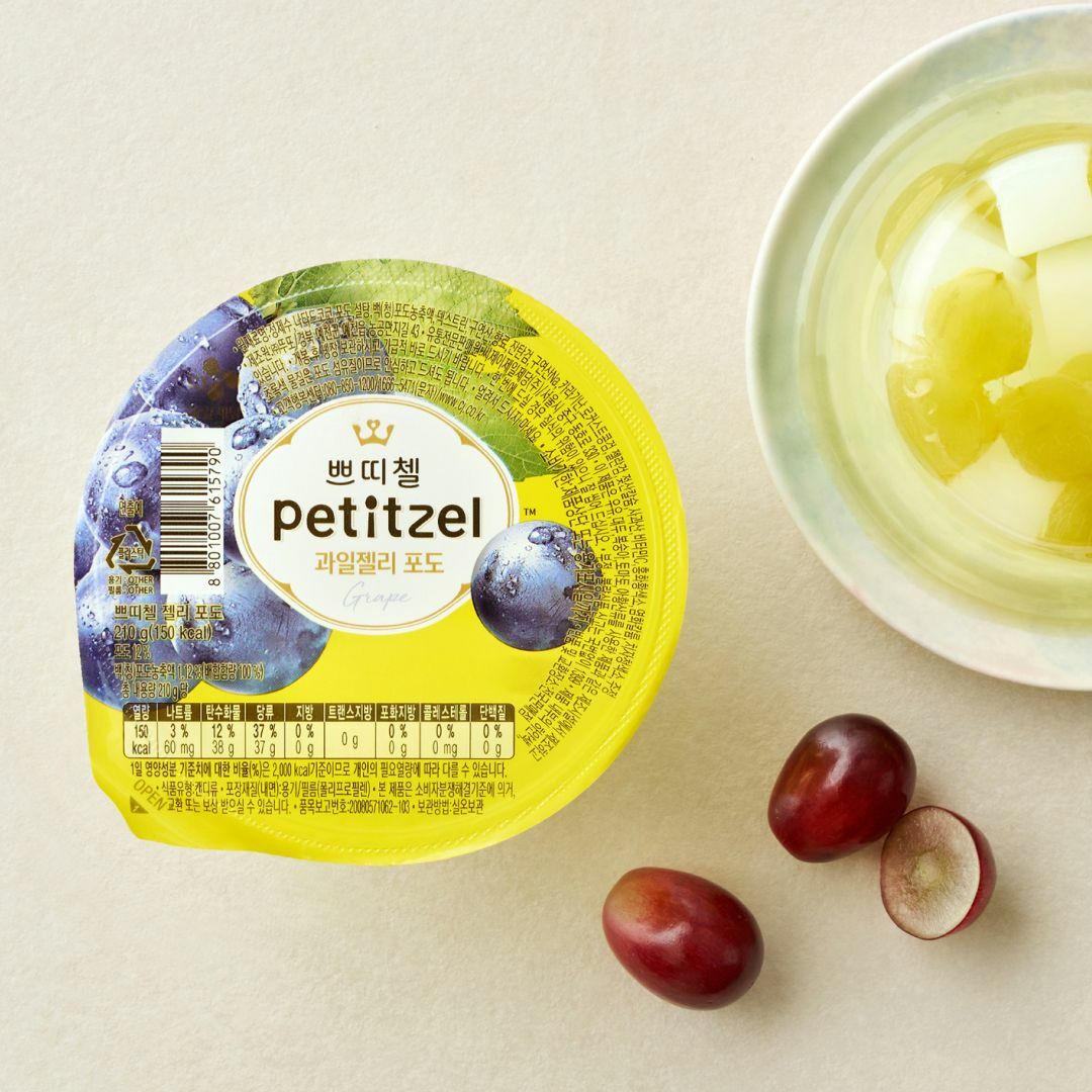 쁘띠첼과일젤리포도210g