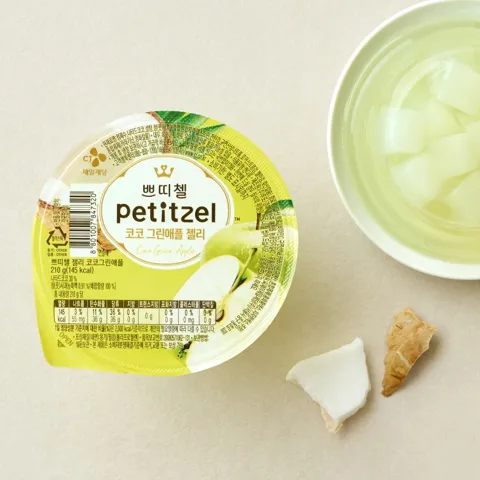 쁘띠첼 코코 그린애플 젤리 210g