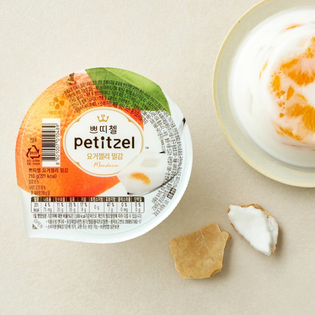 쁘띠첼 요거젤리 밀감 210g