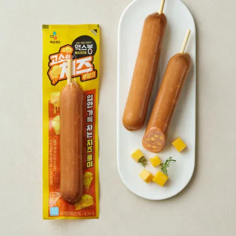 [1+1]맥스봉 고소한치즈후랑크 65g