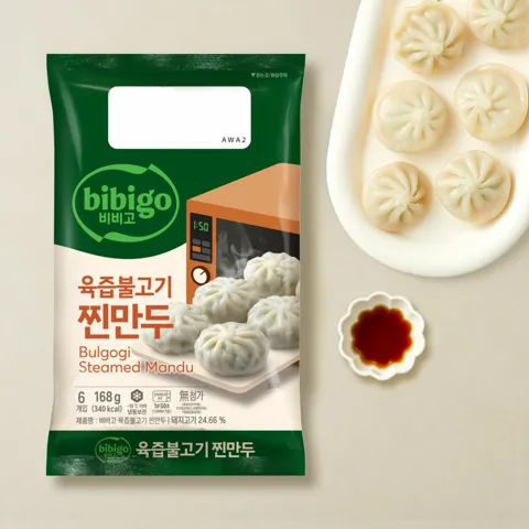 비비고 육즙불고기찐만두 168g
