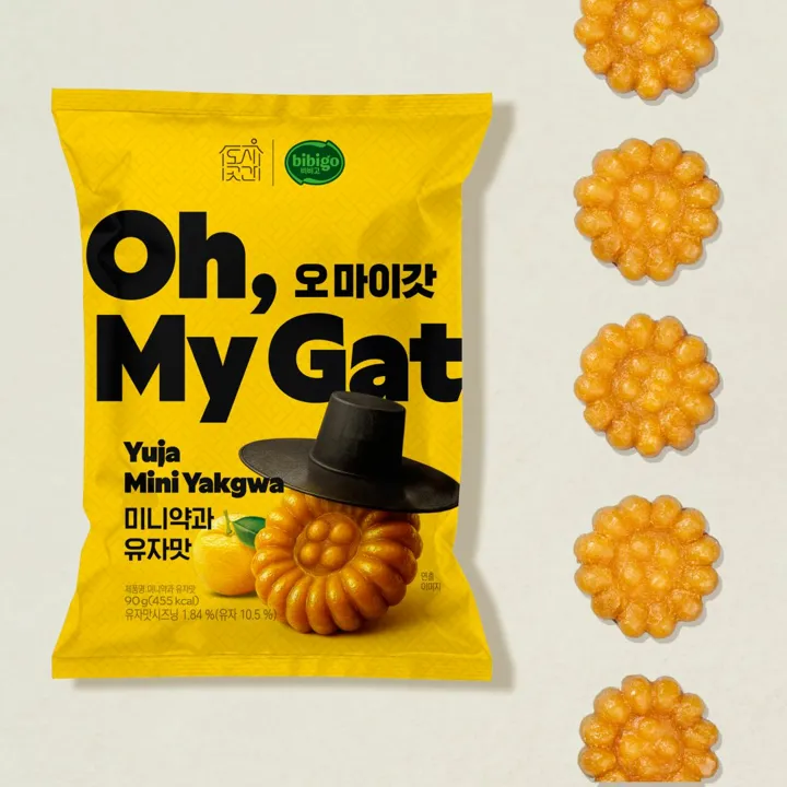 [도시곳간X비비고] 오마이갓 미니약과 유자 90g