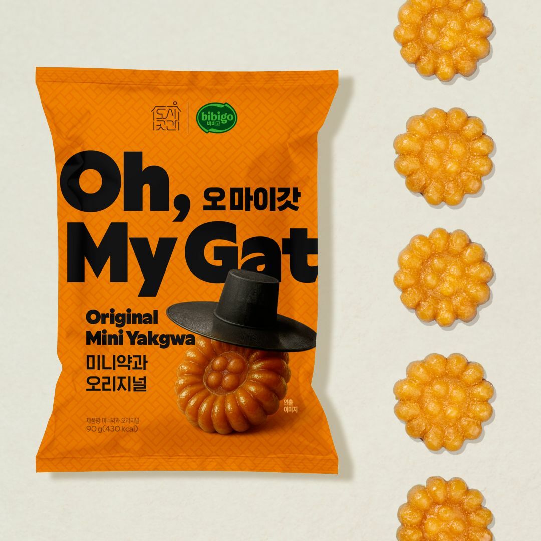 [CJ더마켓] [도시곳간X비비고] 오마이갓 미니약과 오리지널 90g