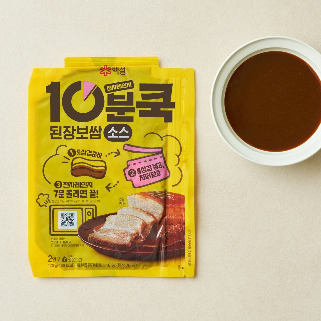 백설 10분쿡 된장보쌈소스 120g