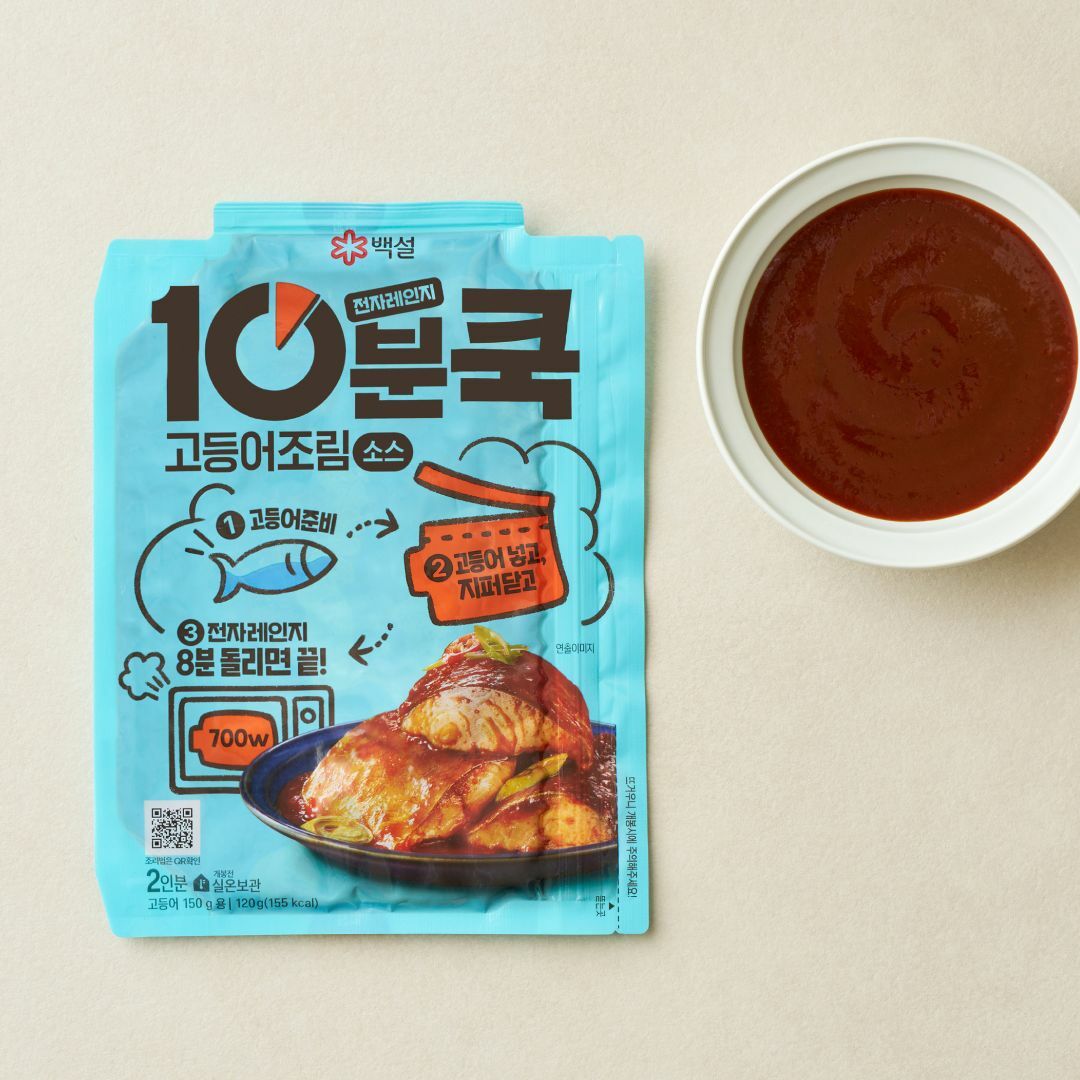 백설 10분쿡 고등어조림소스 120g