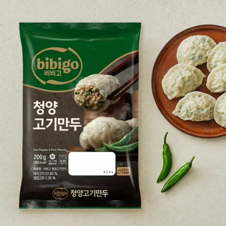 비비고 청양고기만두 200g