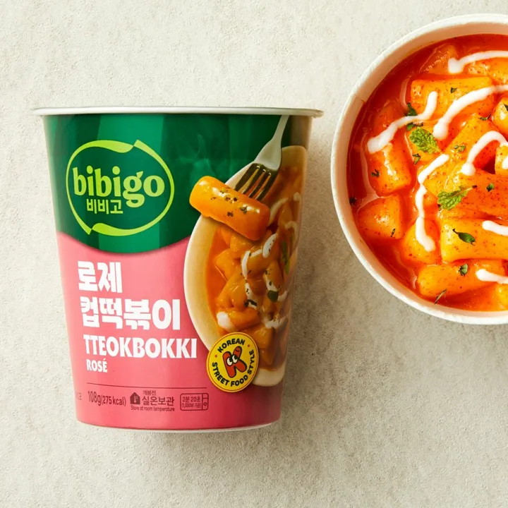비비고 로제 컵떡볶이 108g