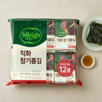 비비고 직화 참기름김 4.5gX20봉